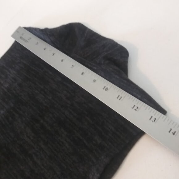 Logo by Lori Goldstein women's size S gray marbled sleeveless cardigan sweater - Picture 11 of 13